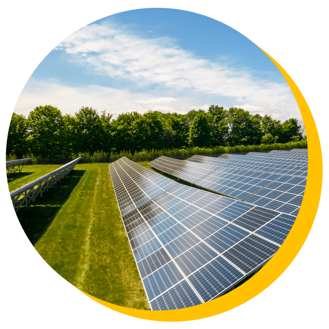 Clean solar panels in California